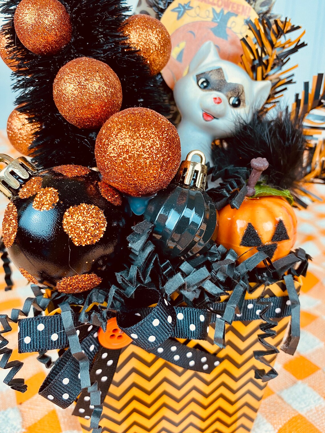 Vintage Halloween Decor / Retro Halloween Decor / Halloween Etsy
