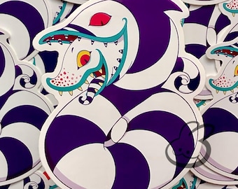 Sandworm Sticker | 4” Halloween Cute Glossy Vinyl Sticker | Jumbo Laptop Stickers | Free Shipping