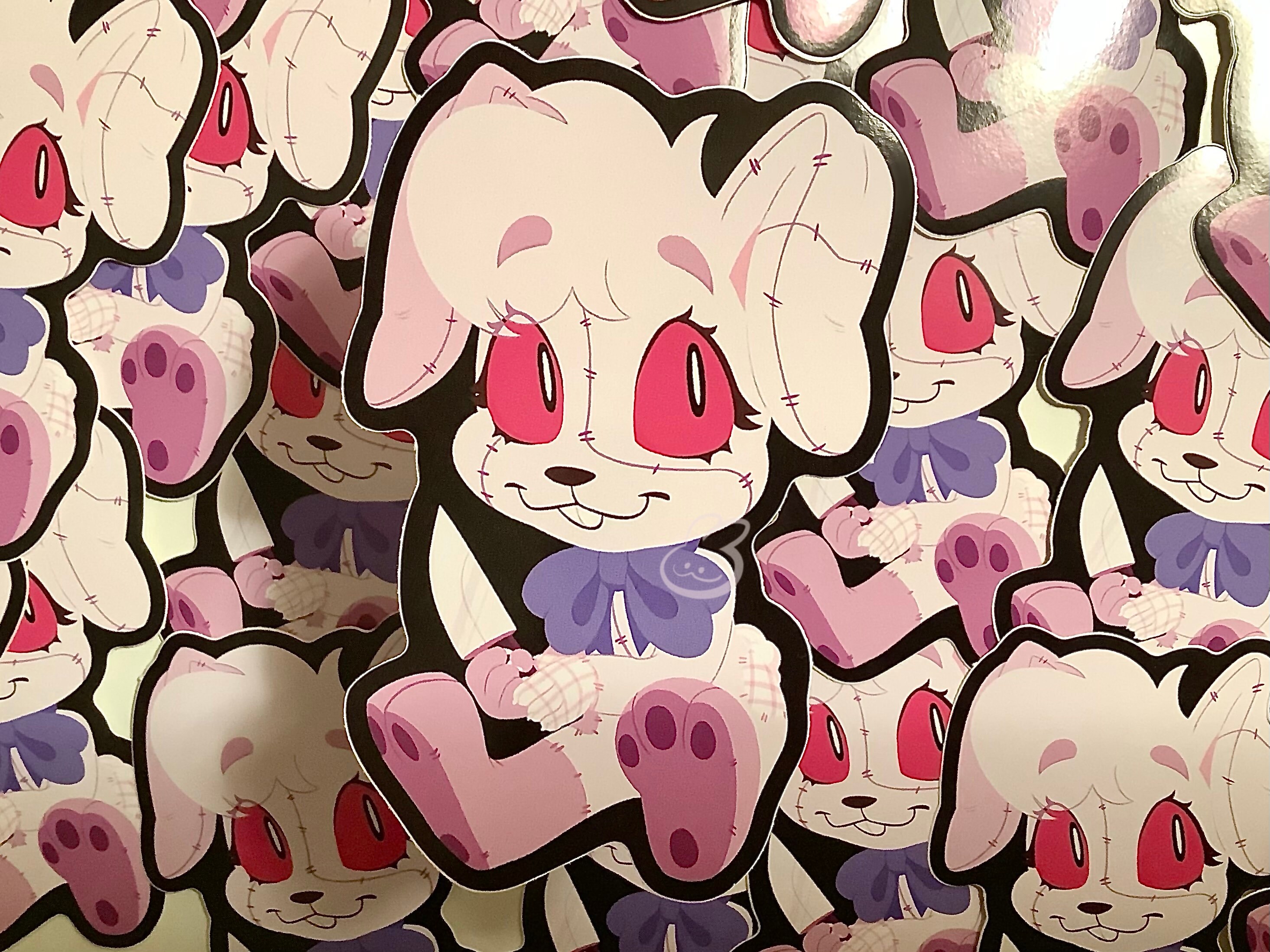 Glamrock Bonnie Face Sticker Sticker for Sale by Maru-Chan-Shop