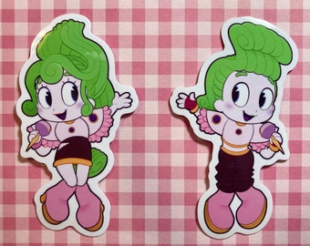 Velvet & Veneer Stickers | 3" Sticker Set | Trolls Glossy Vinyl Stickers