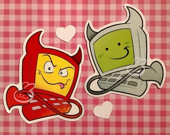Edgar Electric Dreams 3" Stickers | Vinyl Computer Sticker Set