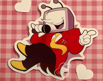 Tenna Deltarune Stickers | 3" Vinyl TV Sticker