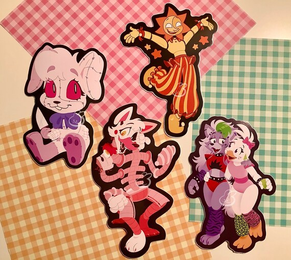 FNAF Stickers Glam Rock Freddy Free Shipping Includes Free 