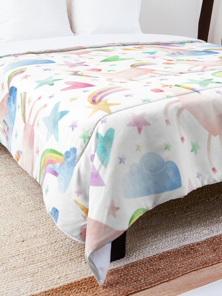 Rainbow Unicorn Seamless Pattern Download, Unicorn Digital Paper ...