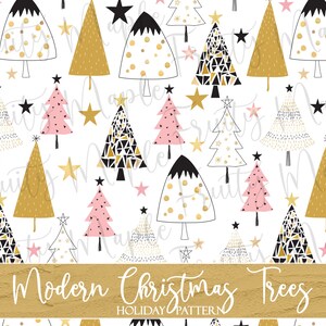 Christmas Tree Seamless Pattern, Christmas Scrapbooking Christmas Clipart Pattern, Digital Paper, Christmas Fabric Pattern INSTANT DOWNLOAD