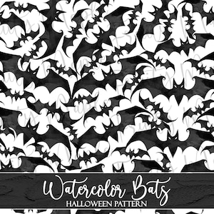 Halloween Seamless Pattern Bat, Halloween Digital Paper, Halloween Clipart, Bat Halloween Scrapbooking, Bat Seamless Paper, INSTANT DOWNLOAD
