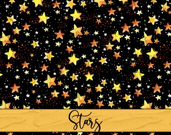 Stern nahtlose Muster, Raum Digitalpapier, Stern Clipart Muster, Stern Stoff Muster, INSTANT DOWNLOAD, Sterne digitale Muster