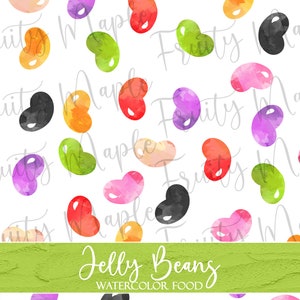 Jelly Bean Seamless Pattern, Candy Fabric Pattern, Jelly Bean Clipart Pattern, Candy Seamless Pattern Candy Digital Paper, INSTANT DOWNLOAD