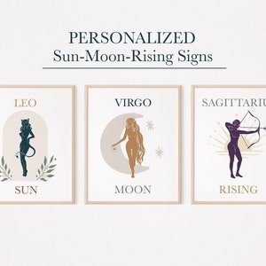 Sun moon rising sign - Etsy 日本