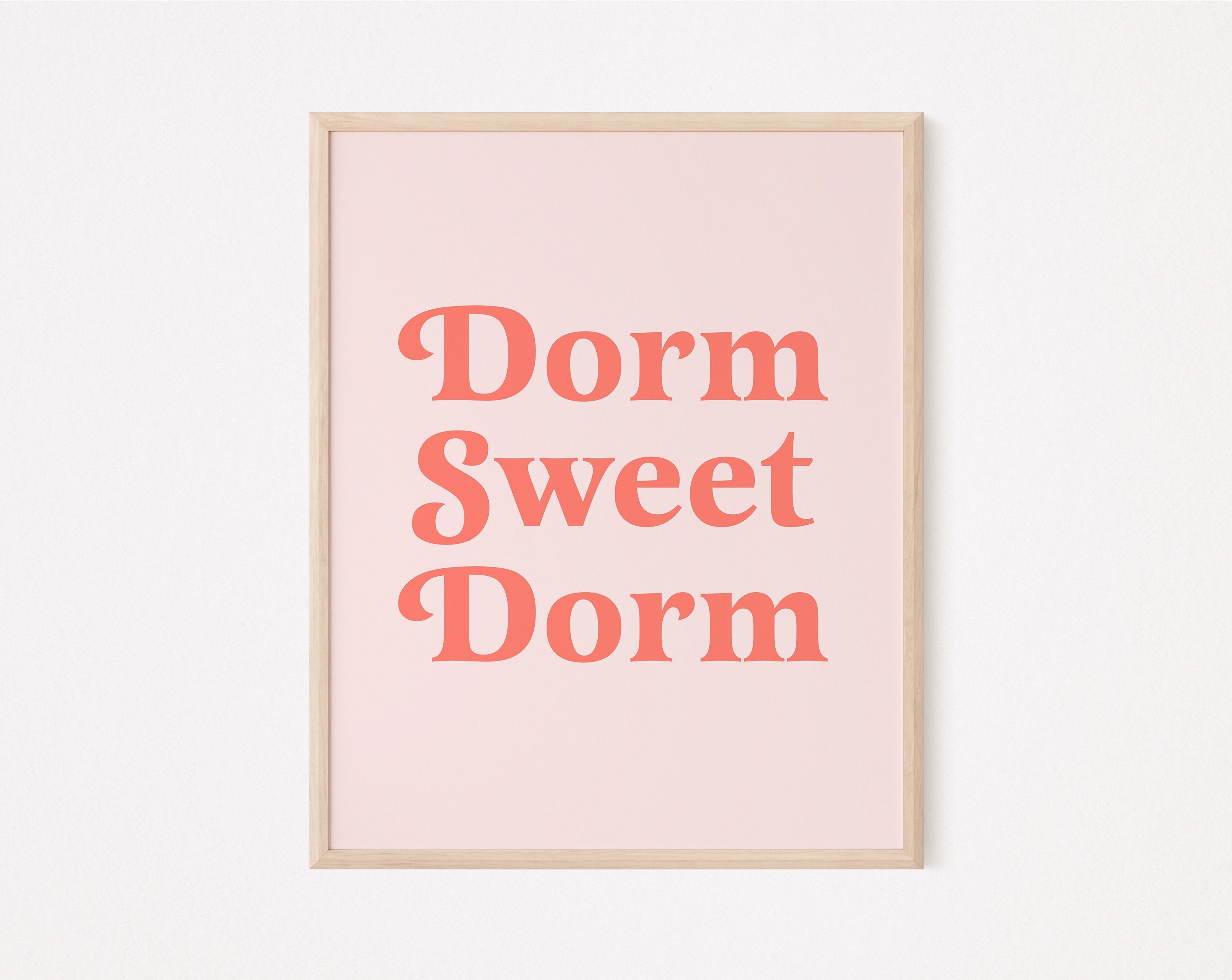 Dorm sweet dorm mini Wooden Door Hanger – Cracked Ginger
