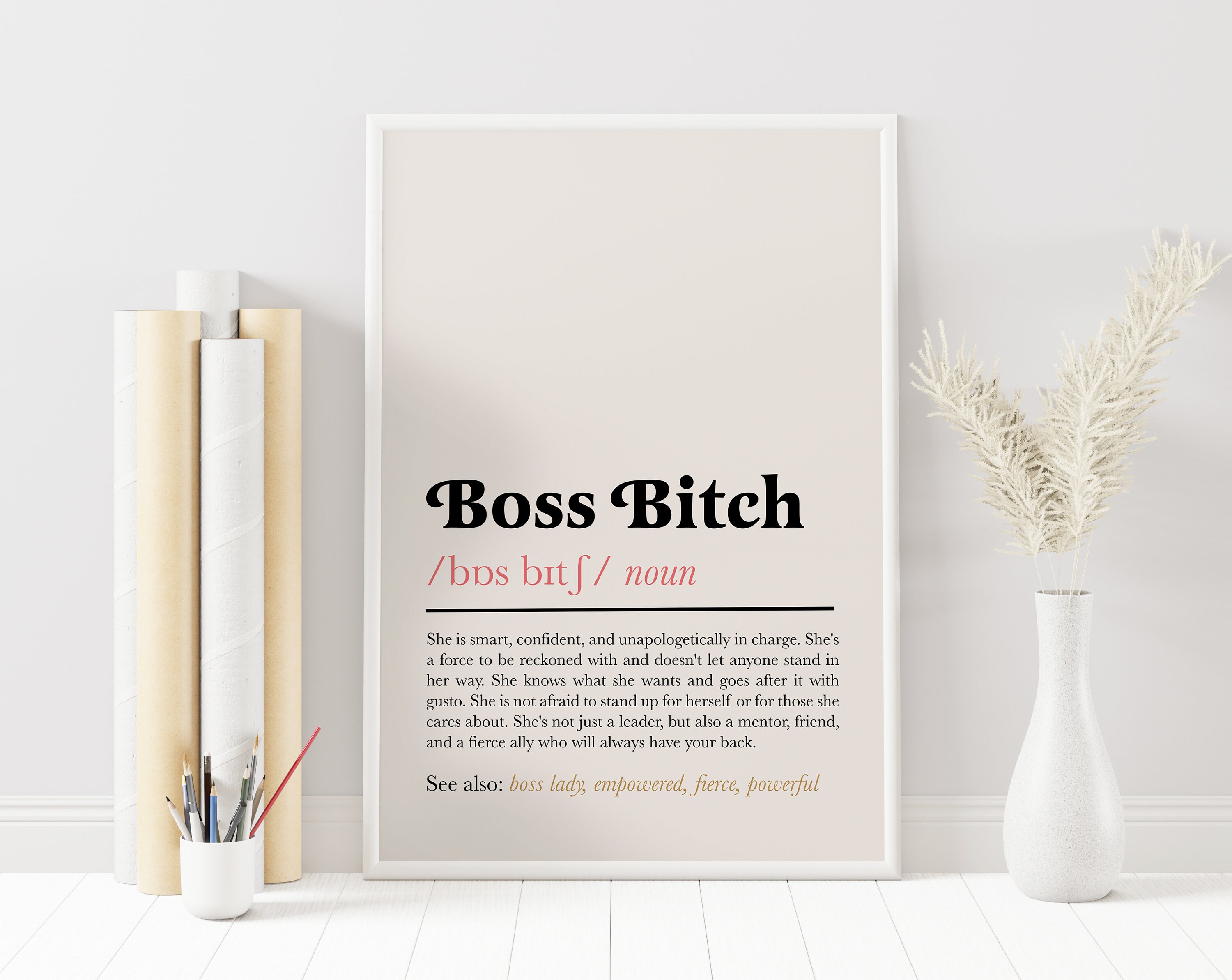 It's Giving Boss Bitch Word Prop