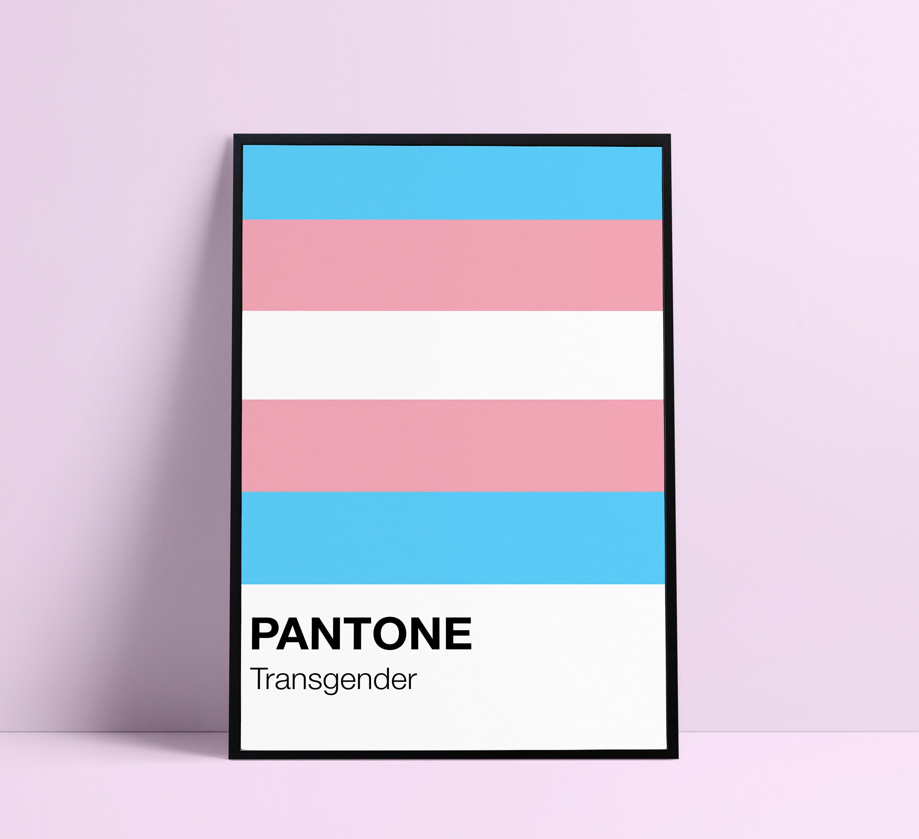 Trans Color Sign Transgender Print | Transgender Pride Flag | LGBT Pride Flag | Trans ...