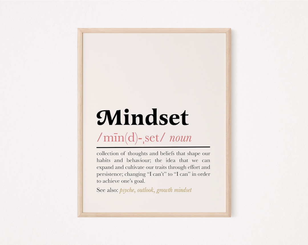 mindset-definition-print-mindset-print-mindset-quote-print-mindset