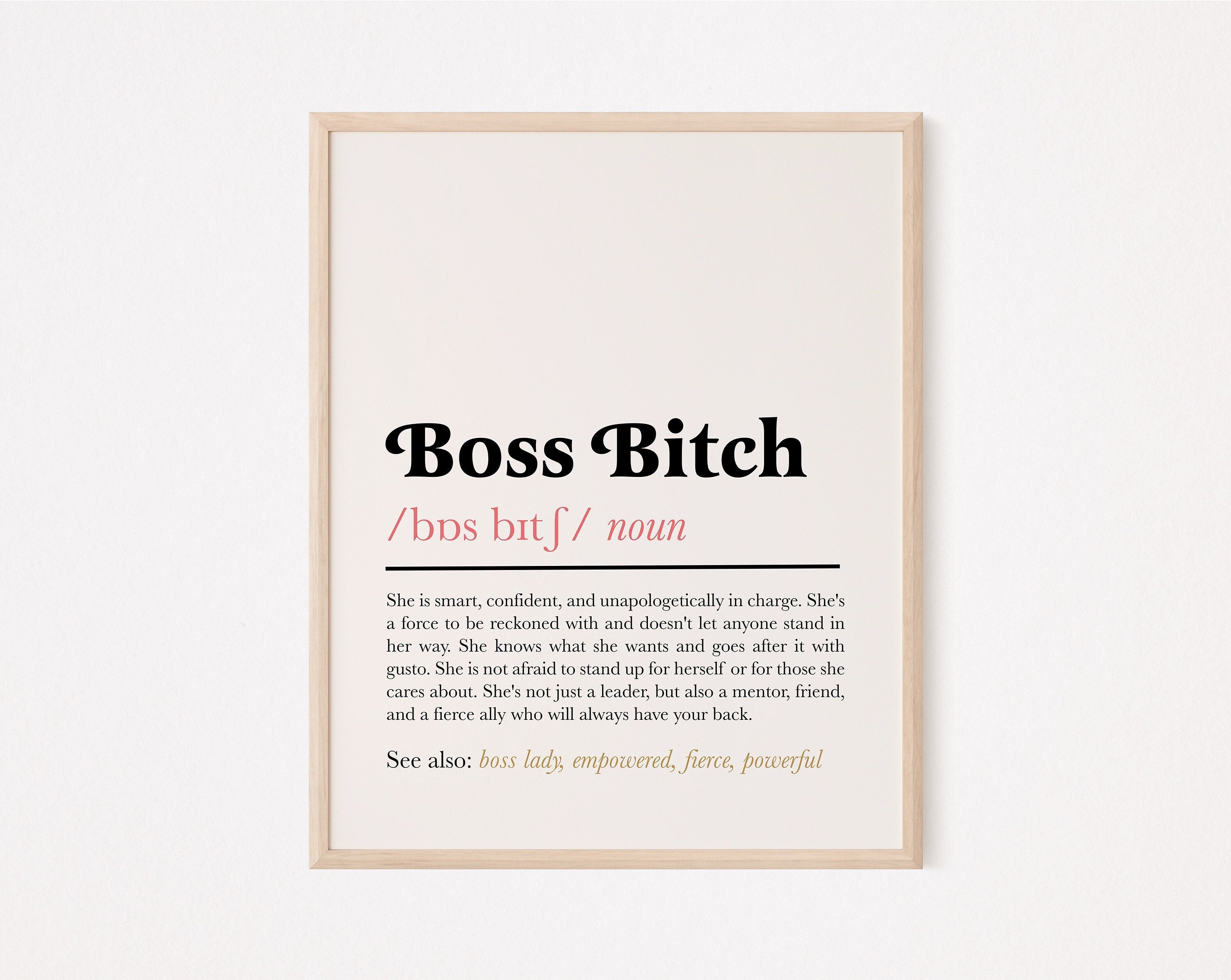 It's Giving Boss Bitch Word Prop