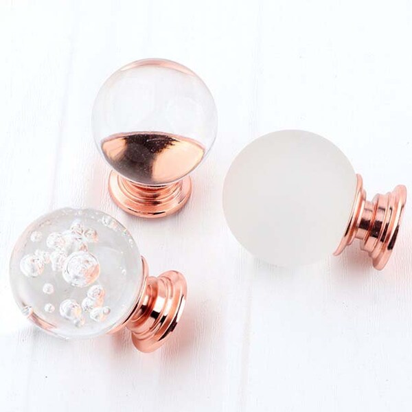 Rose Gold Knobs Etsy
