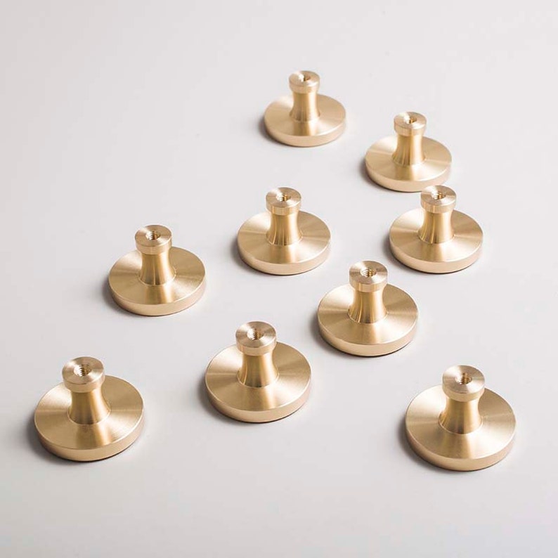 Shell brass one hole Knobs cupboard drawer pulls luxury wardrobe Knob Cabinet Knobs round Drawer Knob image 8