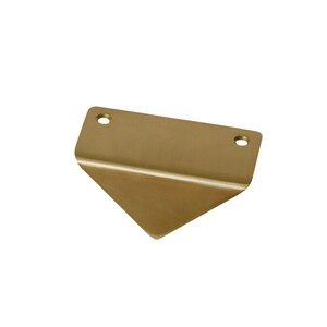 Triangle Brass Knobs Cupboard Drawer Pulls Wardrobe Knob Cabinet Knobs ...