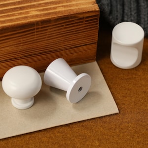 Lot De 12 Boutons Blancs Pour Stores Vénitiens - Poignées En Bois Avec Glands - Accessoires Rideaux Et Fenêtres