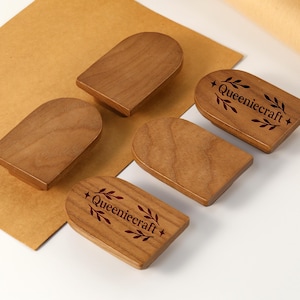 Semi-ellipse walnut cabinet handles Natural wood drawer pulls Custom Engraved dresser door pulls knobs Black walnut wood cupboard handles