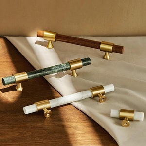 Marble pulls for Cabinet drawer pulls Knobs Modern Drawer Knob modern furniture hardware