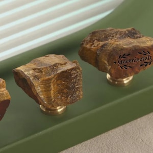 Gałki do szuflad Natural Ore, minimalistyczne gałki do komód, grawerowane uchwyty do szafek, uchwyty do szafek kuchennych, gałki do pokoju dziecięcego