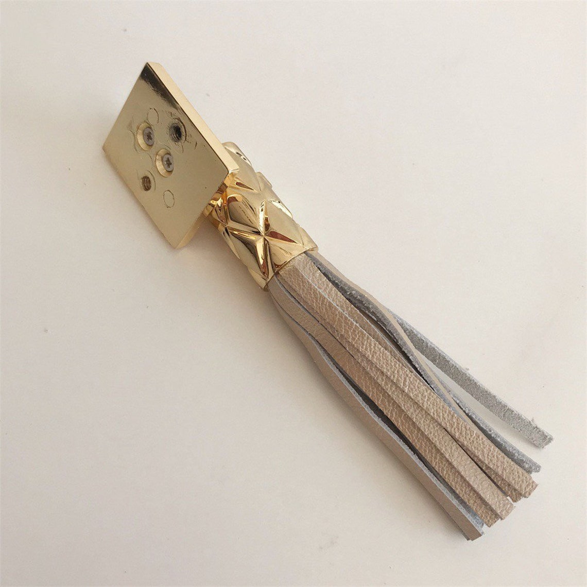 Zinc alloy leather tassel pulls cupboard drawer Leather tassel Etsy