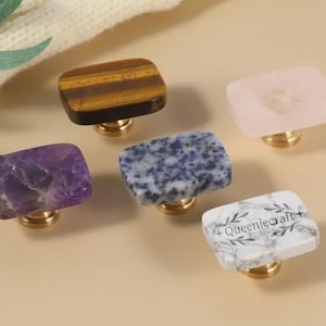 Rectangle brass one hole knobs cupboard drawer pulls Custom Engraved crystal wardrobe handles cabinet knobs door pulls marble closet handles