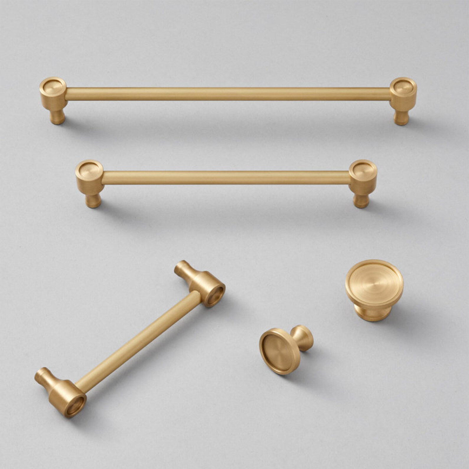 Brass modern handles pulls for dresser pulls Knobs Etsy