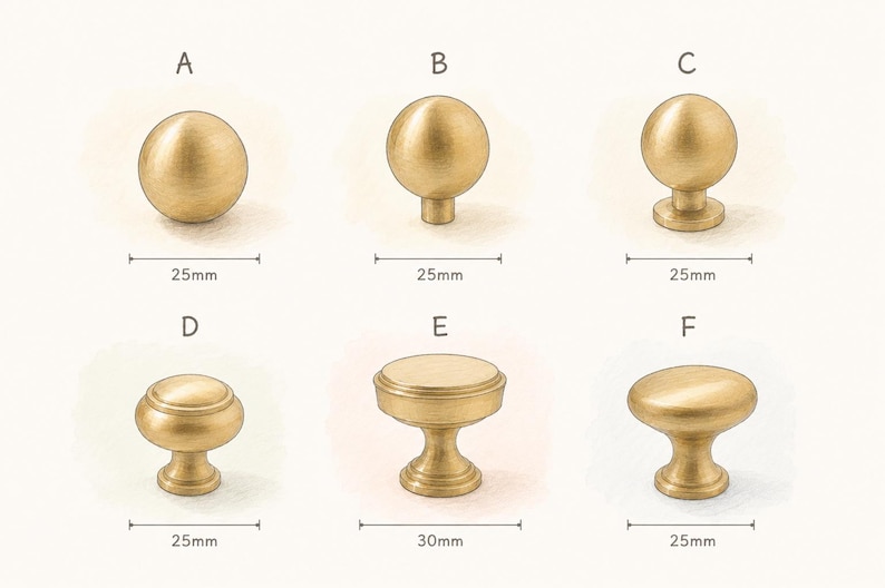 Starburst solid brass cabinet drawer pulls knobs Custom Engraved dresser door pulls knobs ball round knobs image 2