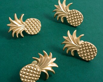 Les boutons de tiroir de placard d’ananas en laiton massif tirent la garde-robe de pépinière poignées d’armoire de placard boutons d’armoire à chaussures boutons de commode poignées de porte