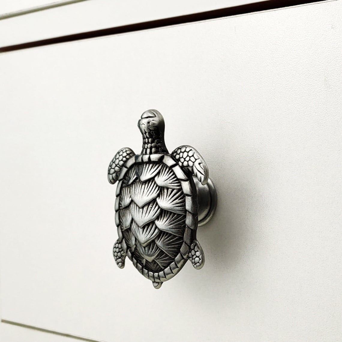 Sea turtle Knobs cupboard drawer pulls wardrobe Knob Etsy