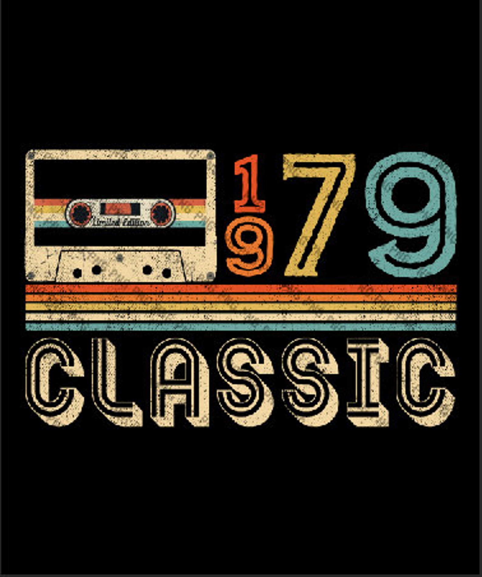 Birthday Classic Vintage 1979 Years Of Being Awesome Etsy