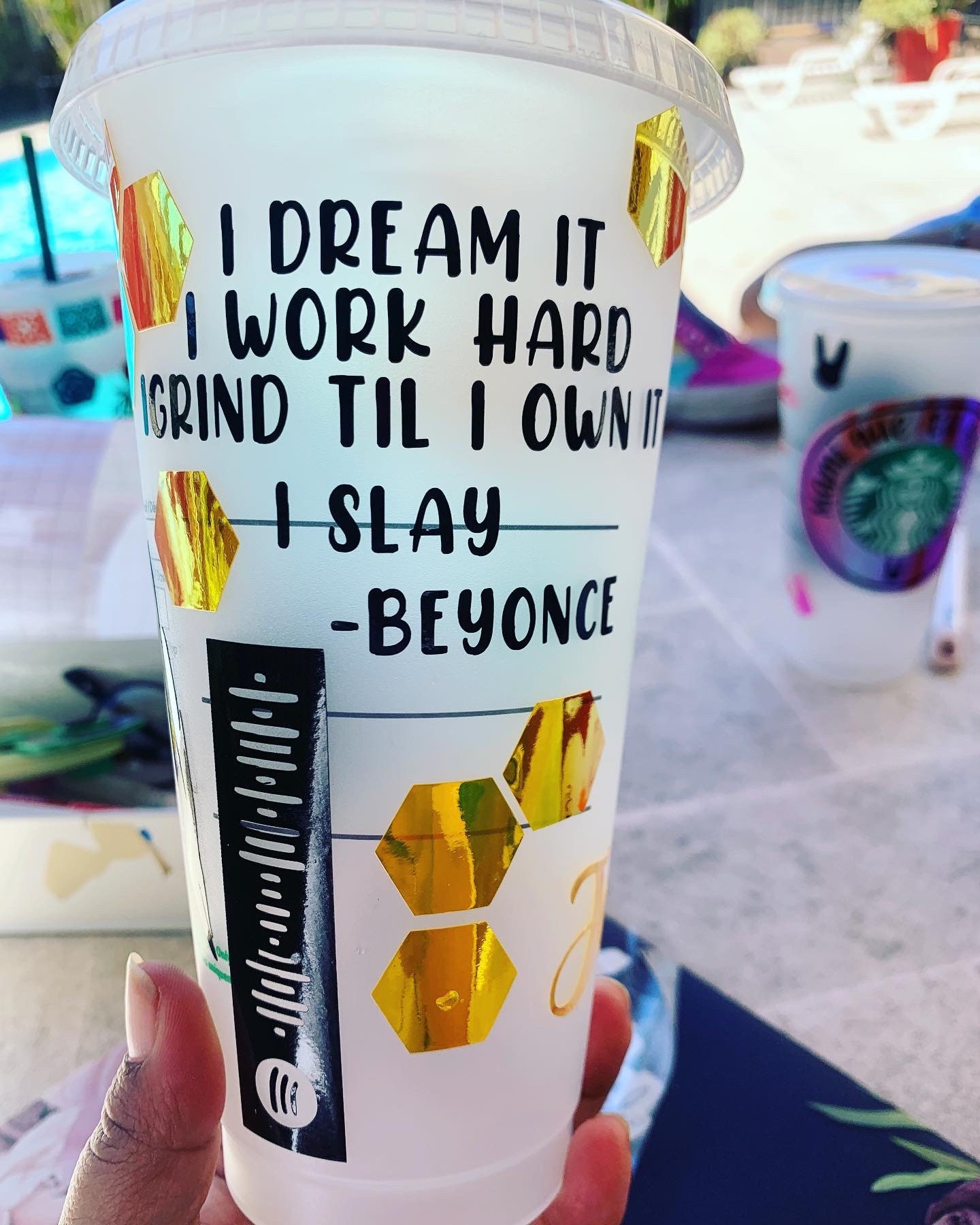 Beyonc Starbucks cup!!
