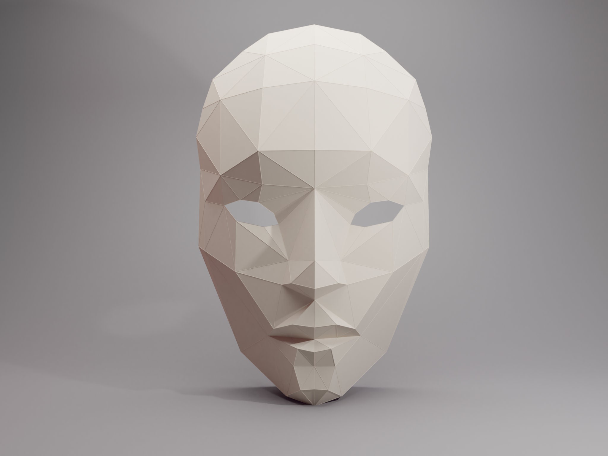 3d Papercraft Mask Venetian Face Pattern. Venice Mask Origami - Etsy