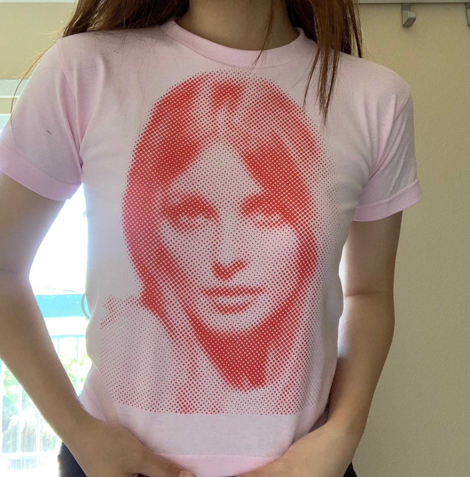 Womens tshirt screen printed tee shirt pink graphic baby tee Etsy