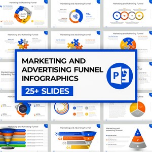 Media Marketing PowerPoint Infographics | 25 SlidesPPTX | Social Media, Marketing Strategy, Google Slides, Influencer advertising |