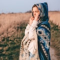 Poncho | Shuar | Wool poncho | Hooded poncho | Peruvian poncho | Alpaca poncho | Poncho for women | Mens poncho | Handmade | EcuaFina product logo