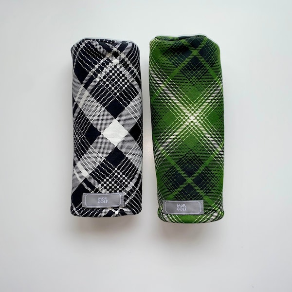 Golf Headcovers Black and Green Etsy