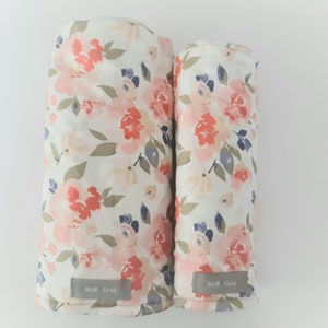 Purdy Peonies -  MoR Golf Headcovers - Driver - Fairway - Hybrid - Floral - Canvas - Indy Bloom - Spoonflower