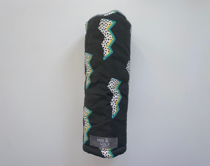 MoR Golf Headcovers - Driver - Fairway - Hybrid - 80s - Lightning Bolt - Pop Art - Canvas