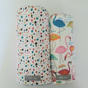 Paint Splatter - Flamingo Party - MoR Golf Headcovers - Driver - Fairway - Hybrid - Primary Colors - Duck Cloth