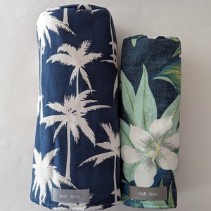 Tahiti Navy - Navy Palm - MoR Golf Headcovers - Driver - Fairway - Hybrid - Tropical - Palm Leaves - Floral