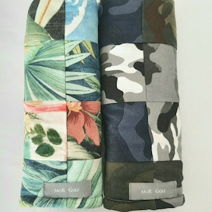 Collage MoR Golf Headcovers - Tropical - Camouflage - Driver - Fairway - Hybrid - Tropical - Palm Leaves - Floral