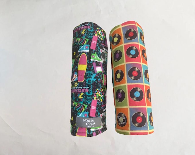 Nostalgia Audio Mix Tape - MoR Golf Headcovers - Driver - Fairway - Hybrid - Pop Art - Canvas