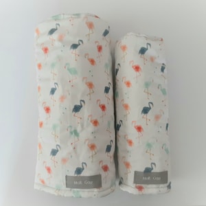 Flamingos - MoR Golf Headcovers - Driver - Fairway - Híbrido - Lona - Indy Bloom - Spoonflower