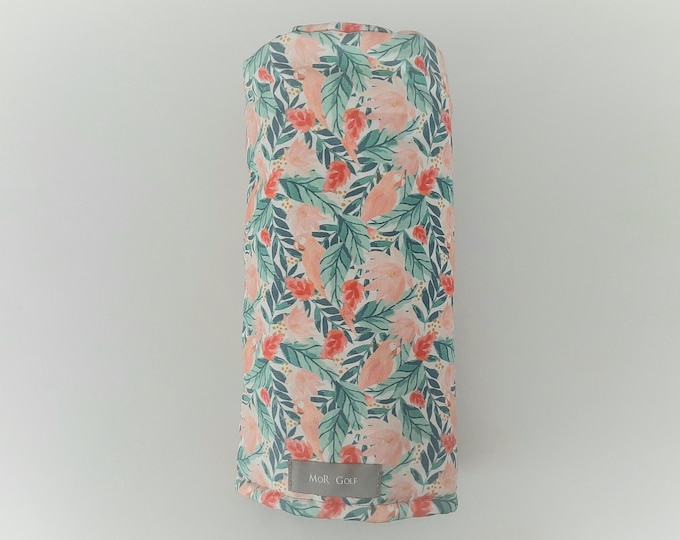 Tropical Parrot - MoR Golf Headcovers - Driver - Fairway - Hybrid - Indy Bloom - Spoonflower
