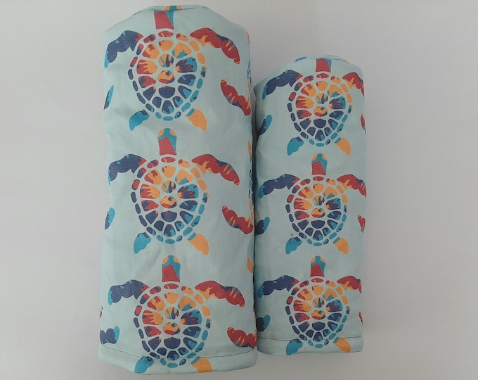 Rainbow Tie Dye Sea Turtle - MoR Golf Headcovers - Driver - Fairway - Hybrid -
