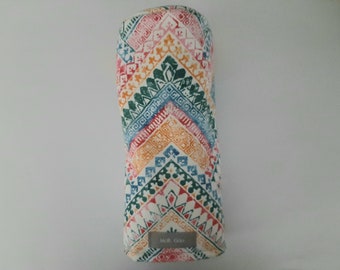 Aztec Doodles- MoR Headcovers golf - driver - fairway - hybride - primaire kleuren - geometrisch