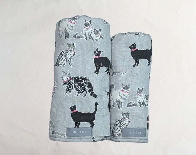 Cats - MoR Golf Headcovers - Driver - Fairway - Hybrid - Canvas