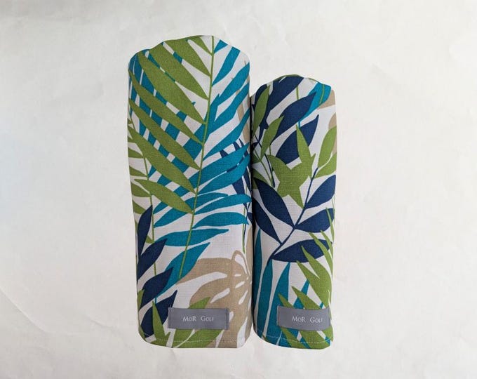 Coastal Palm - MoR Golf Headcovers - Driver - Fairway - Hybrid - Tropical - Floral